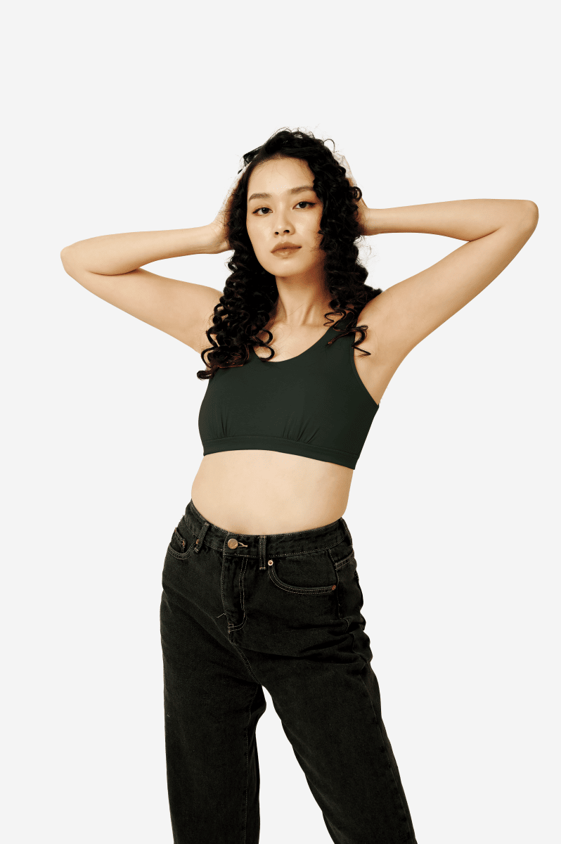 Cotton Bralette U neck