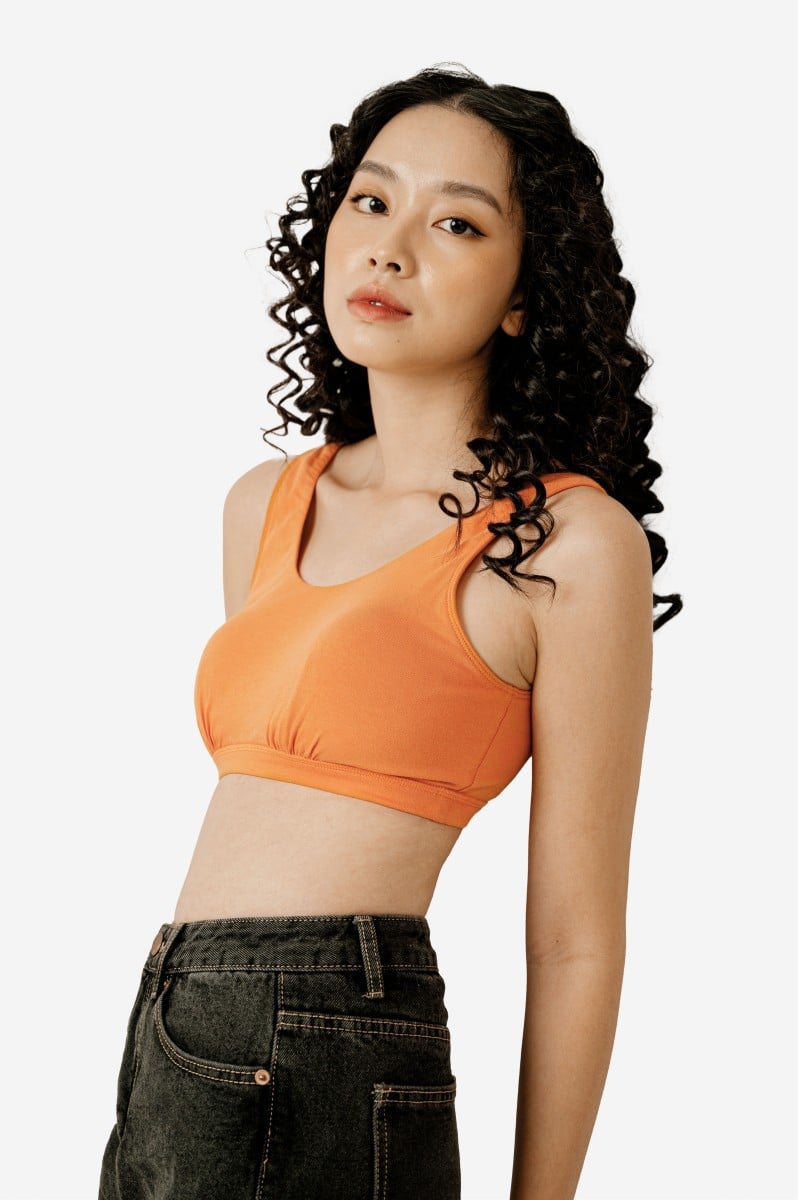 Cotton Bralette U neck