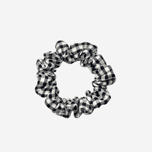 Small Check Scrunchies