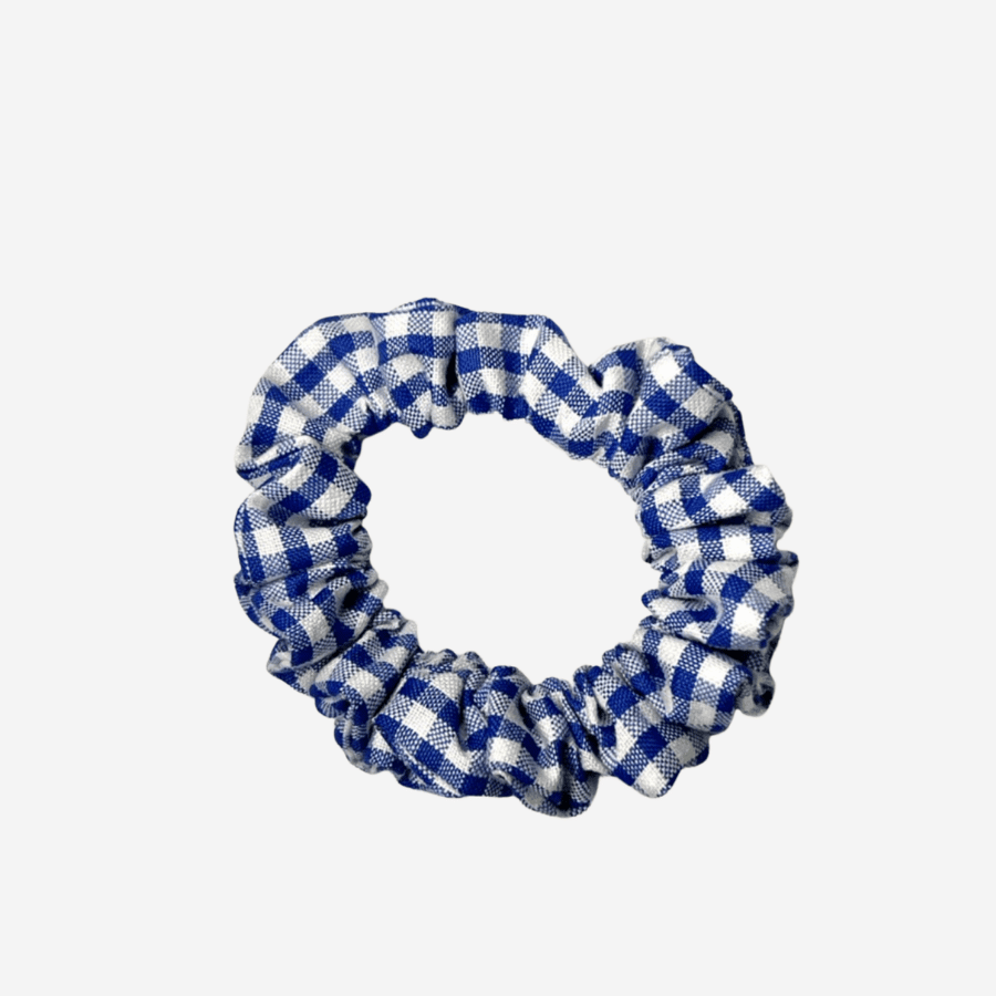 Small Check Scrunchies