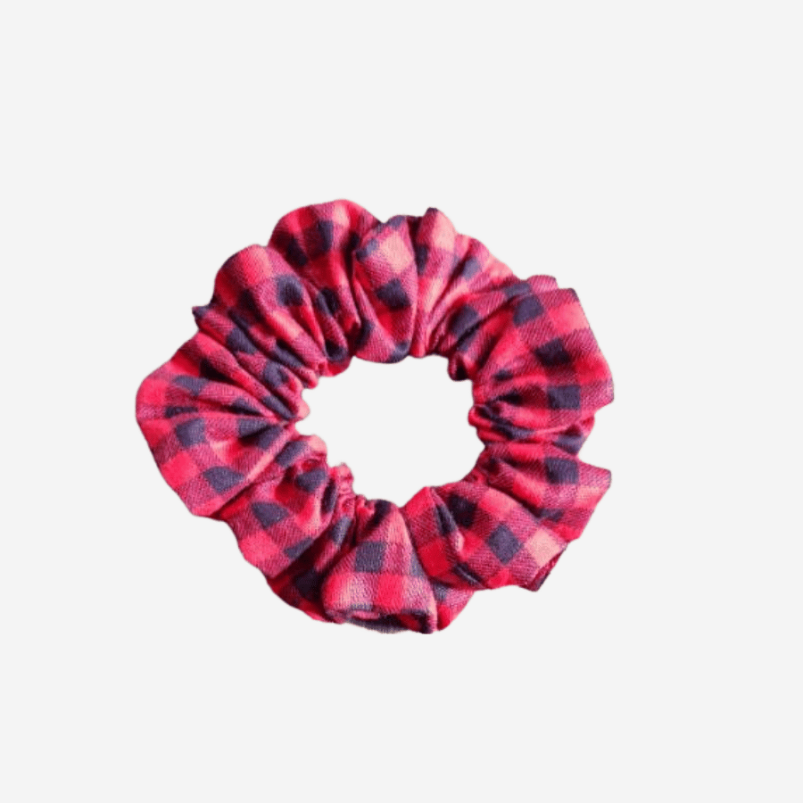 Medium Check Scrunchies
