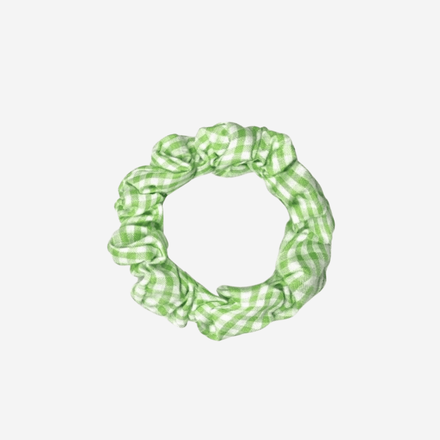 Small Check Scrunchies