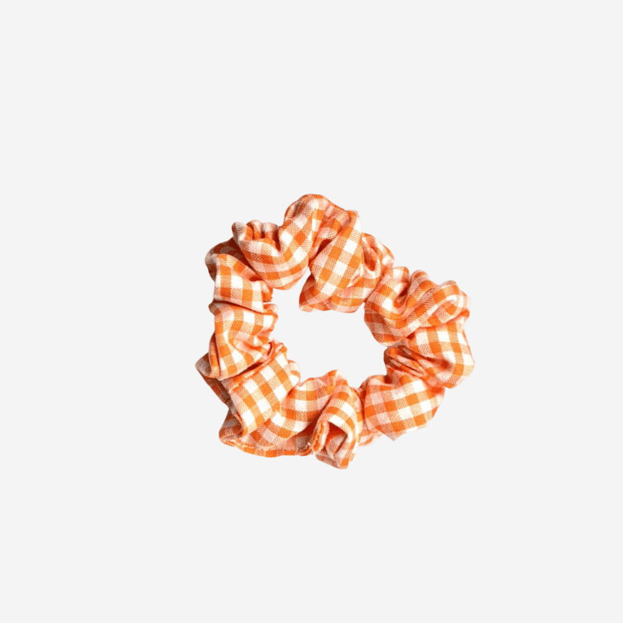 Small Check Scrunchies