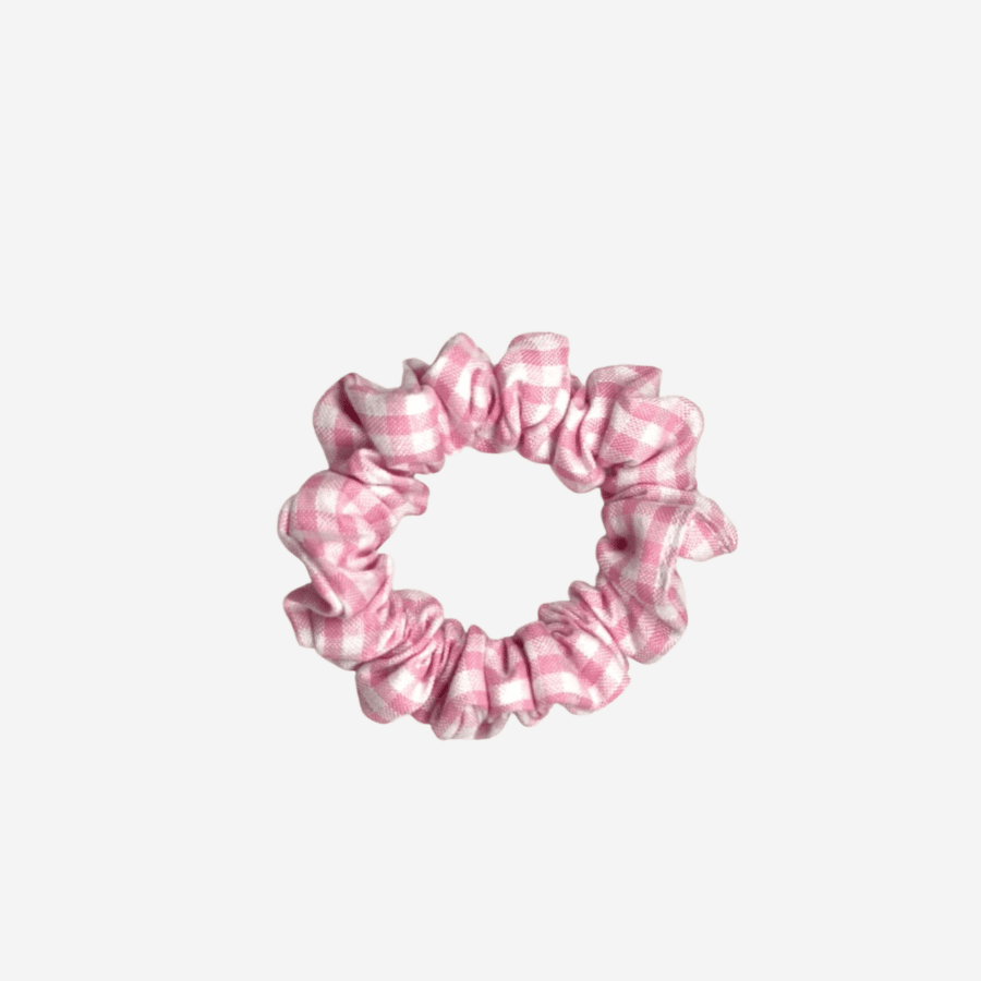 Small Check Scrunchies