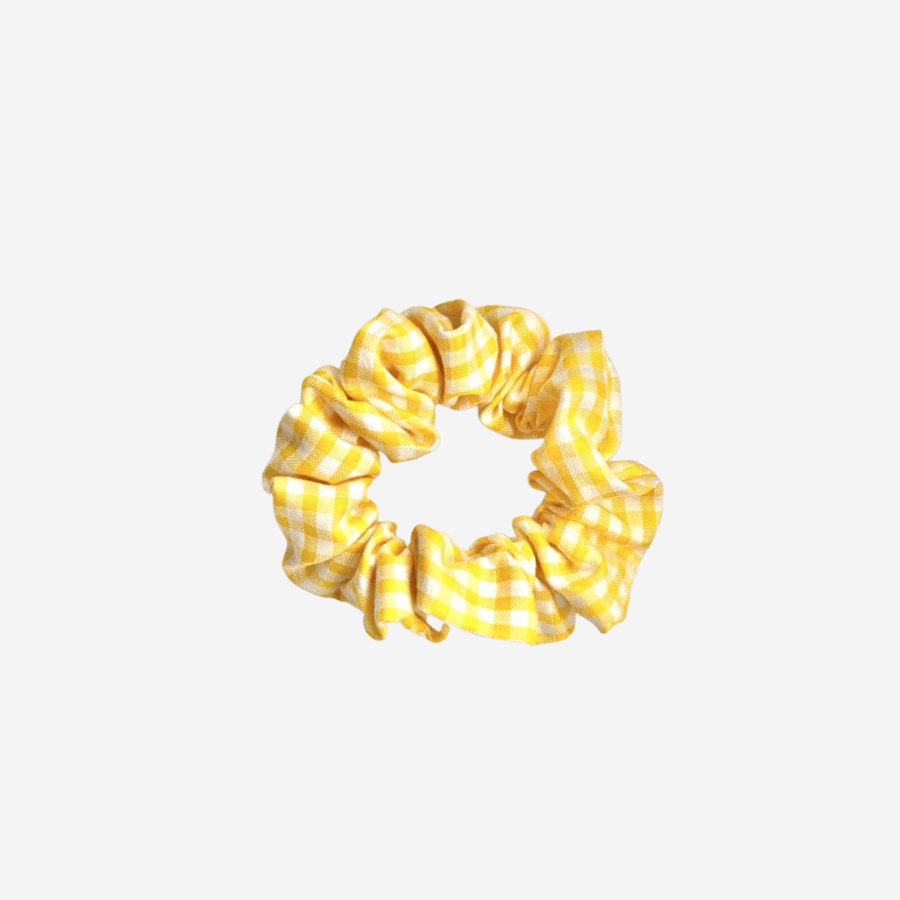 Small Check Scrunchies