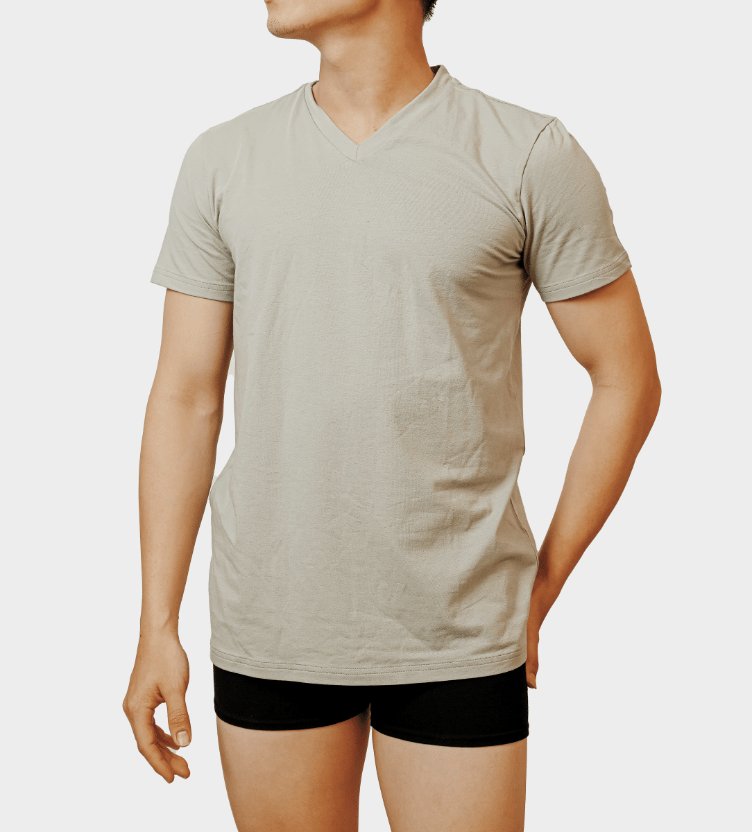 Men's Tee V neck - Cotton