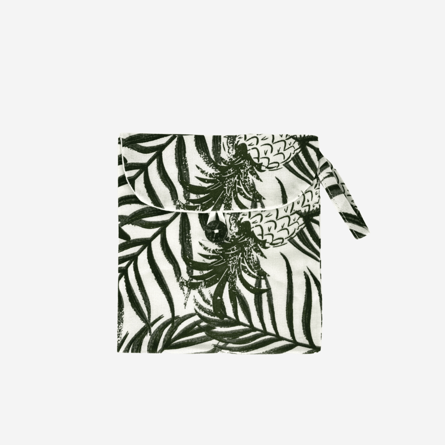 Sanitary Storage Bag Green Tropical