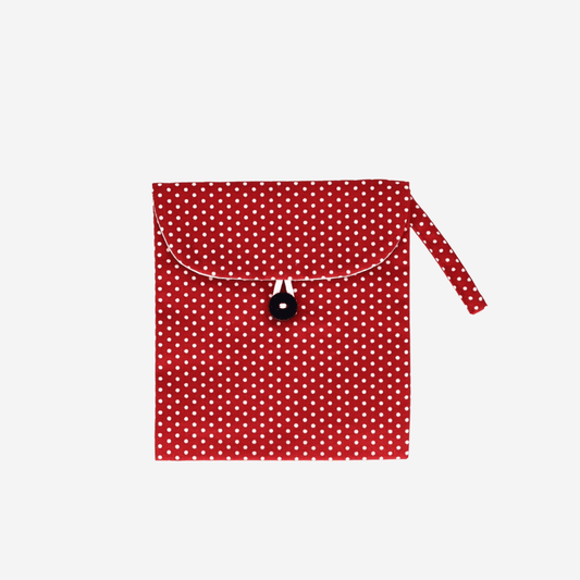 Sanitary storage bag – White Dots